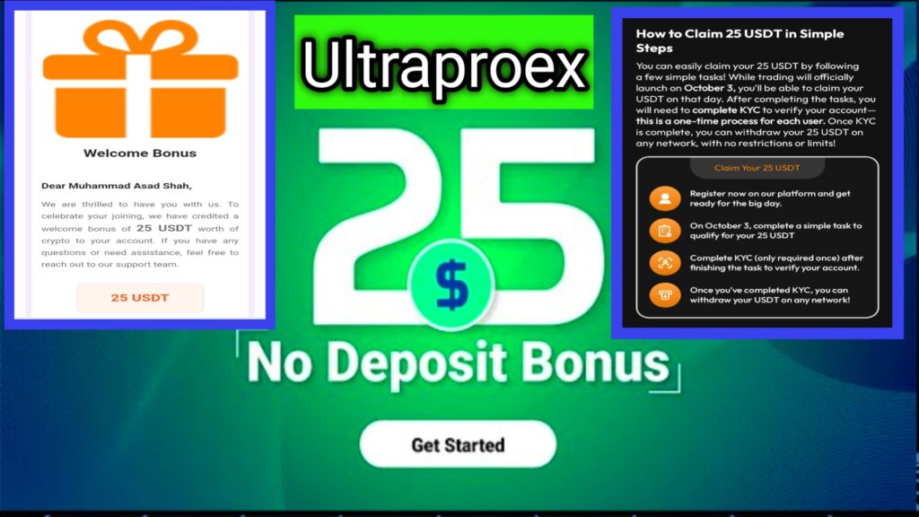 $25 No Deposit Bonus with UltraProEx: Join the Crypto Revolution