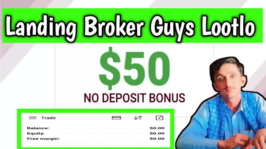 $50 No Deposit Bonus with This New Broker – Instant Profits, No KYC Needed!