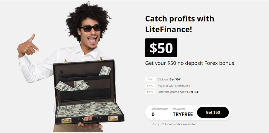 Claim Your $50 No Deposit Forex Bonus with LiteFinance – A Step-by-Step Guide