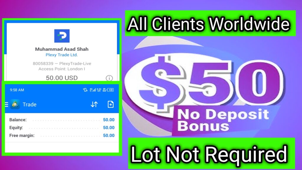 $50 No Deposit Bonus from PlexyTrade Broker – Start Trading in 2025 with No Risk