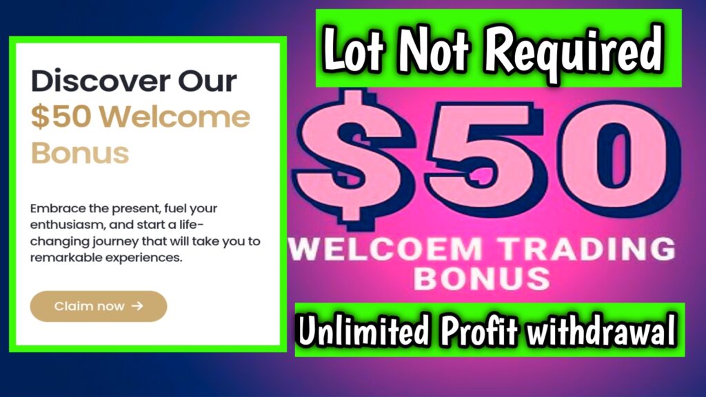 $50 Welcome Bonus – Your Gateway to Profitable Forex Trading in 2025