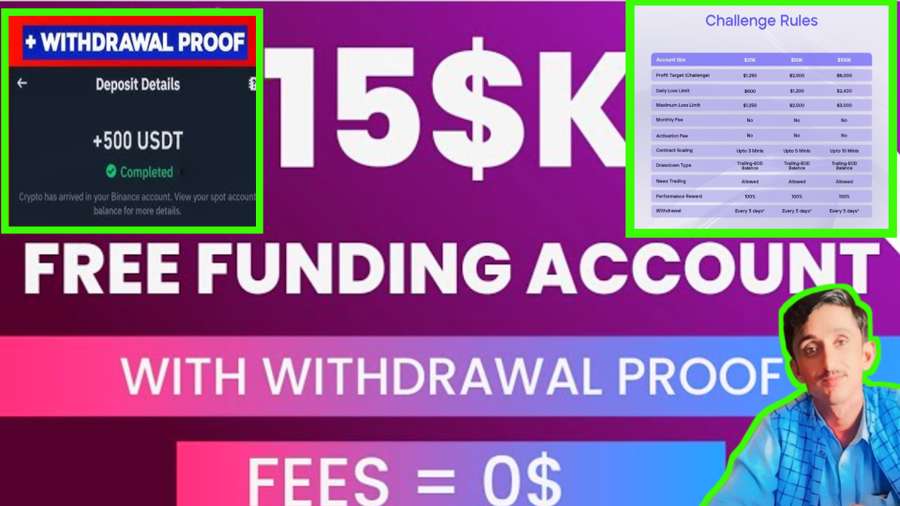 $15K Free Funded Account || Funded Next Withdrawal Proof Update 2025!!