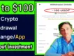 $100 Up To Crypto Offer – Instant Withdrawal Without Investment!