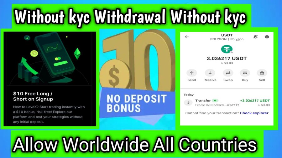 $10 No Deposit Bonus on LeveX – No KYC, No Investment Required