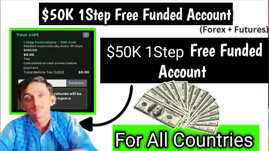 $50K Free Funded Account – 1 Step Challenge ETF