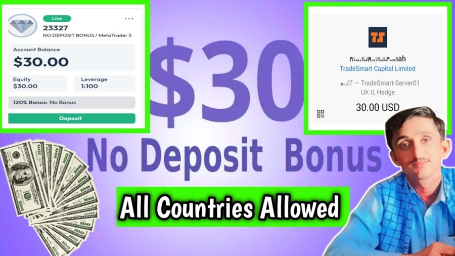 $30 No Deposit Bonus – TradeSmart Broker