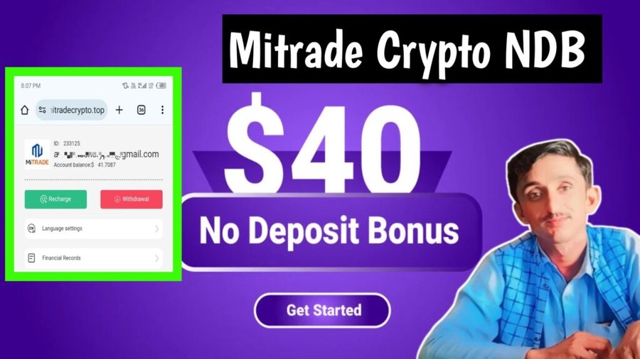 $40 No Deposit Bonus Mitrade Crypto AI Trading Bot – Earn Without Investment in Just 3 Days