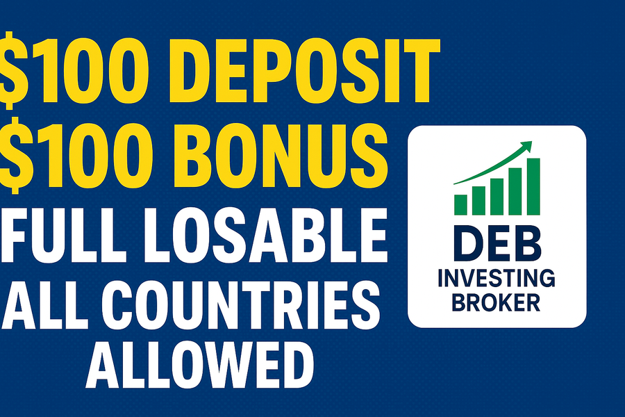 100% Loseable Deposit Bonus – Double Your Trading Power Instantly