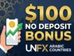 $100 No-Deposit Bonus | Unfx Broker