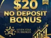 $20 No Deposit Bonus| Seven Star Fx