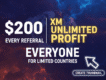 XM $200 Referral Bonus – Unlimited Profit Withdrawal