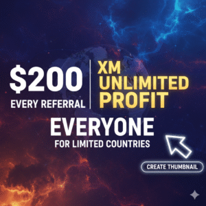 XM $200 Referral Bonus – Unlimited Profit Withdrawal