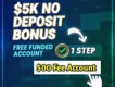 $5K No Deposit Bonus | Free Funded Account Xiomex
