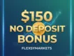 150 No Deposit Bonus | Flexy150 Plan