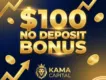 $100 No Deposit Bonus | Kama Capital