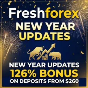 FreshForex New Year Updates: 126% Deposit Bonus on Deposits from $260