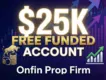 $25K Free Funded Account | OnFin No Deposit Bonus