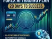 $100 Forex AI Trading Plan | Forex Trading Plan for 20 Days