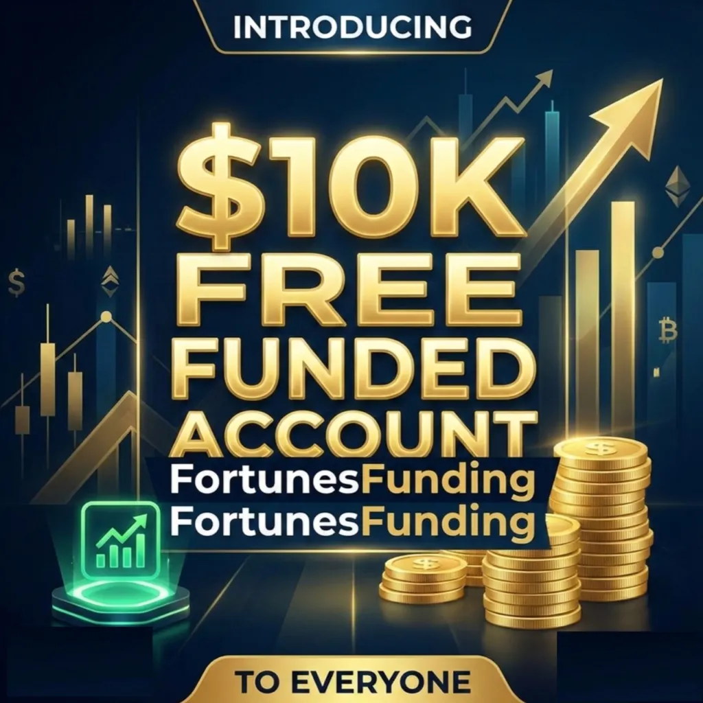$10K Free Funded Account | No Deposit Bonus Fortunes Funding 2026