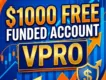 $1000 No Deposit Bonus | Instant Free Funded Account