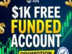 $1K Instant Free Funded Account | No Deposit FundingPips
