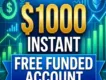 $1000 Instant Free Funded Account | Underdog No Deposit