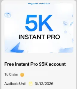 $5K Free Funded Account by Aqua Funded