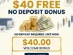 $40 No Deposit Bonus | Prestige Wealth Market