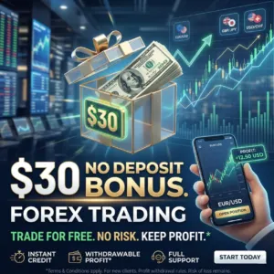 $30 No Deposit Bonus Forex | WBinvest Broker