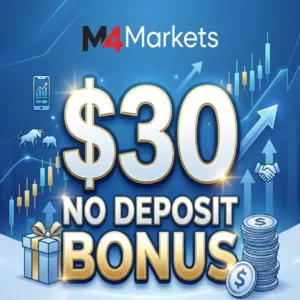 $30 No Deposit Bonus | M4Markets