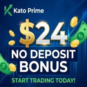 $24 No Deposit Bonus| Kato Prime