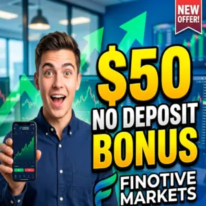 $50 No Deposit Bonus | Finotive Markets
