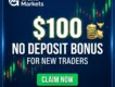 $100 No Deposit Bonus | Grand Markets