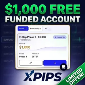 $1000 Free Funded Account From Xpips Funding