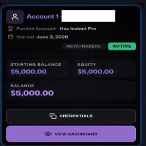 $5K Instant Free Funded Account | Hex Funded No Deposit