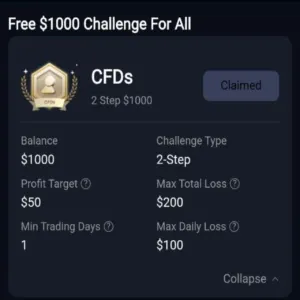 $1000 Free Funded Account | Pip Dance No Deposit