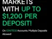 $1200 Welcome Deposit Bonus | YWO Broker