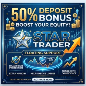 50% + 20% Deposit Bonus | STARTRADER Broker