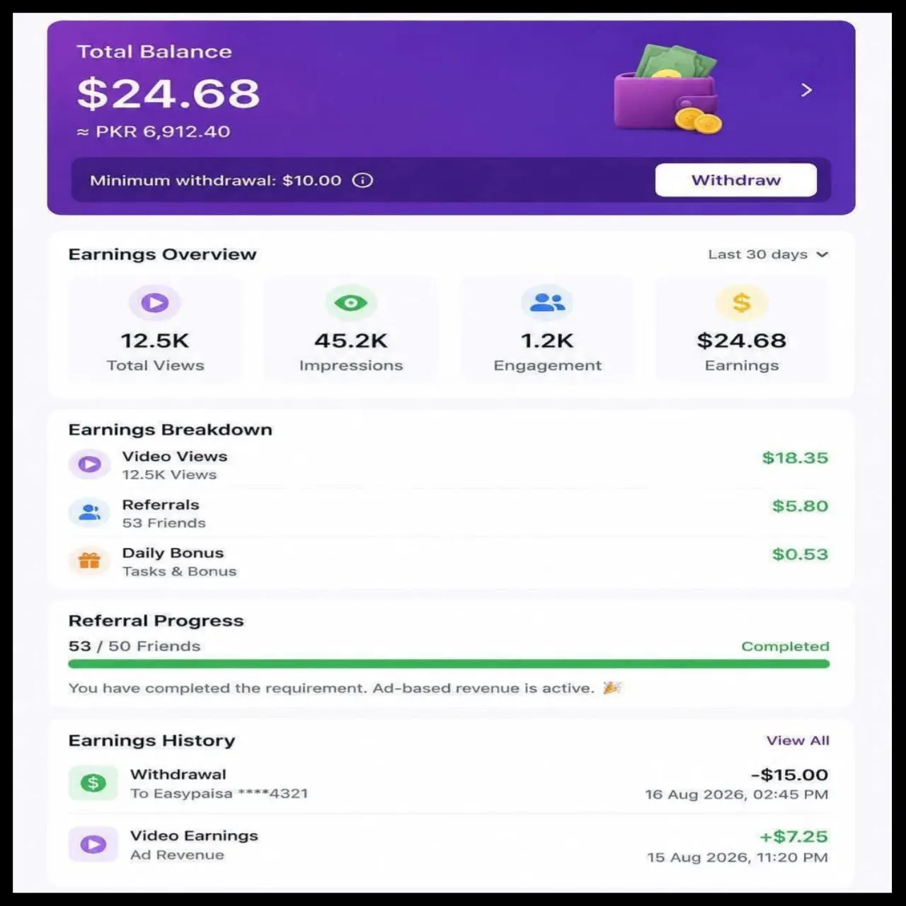 $100 Up to Cash Bonus | CopyPast Earning Cash