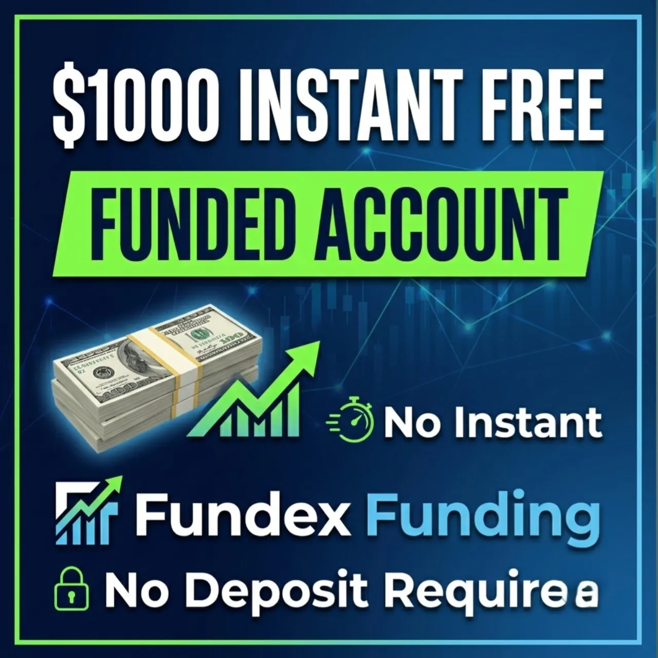 $1000 Instant Free Funded Account | Fundex Funding No Deposit