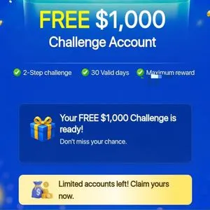 $1000 No Deposit Bonus | Instant Free Funded Account