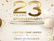 $23 No Deposit Bonus | AUS Global Broker Anniversary