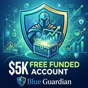 $5K Free Funded Account Giveaway | Blue Guardian No Deposit