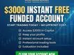 $3,000 Instant Free Funded Account | Aura Firming No Deposit